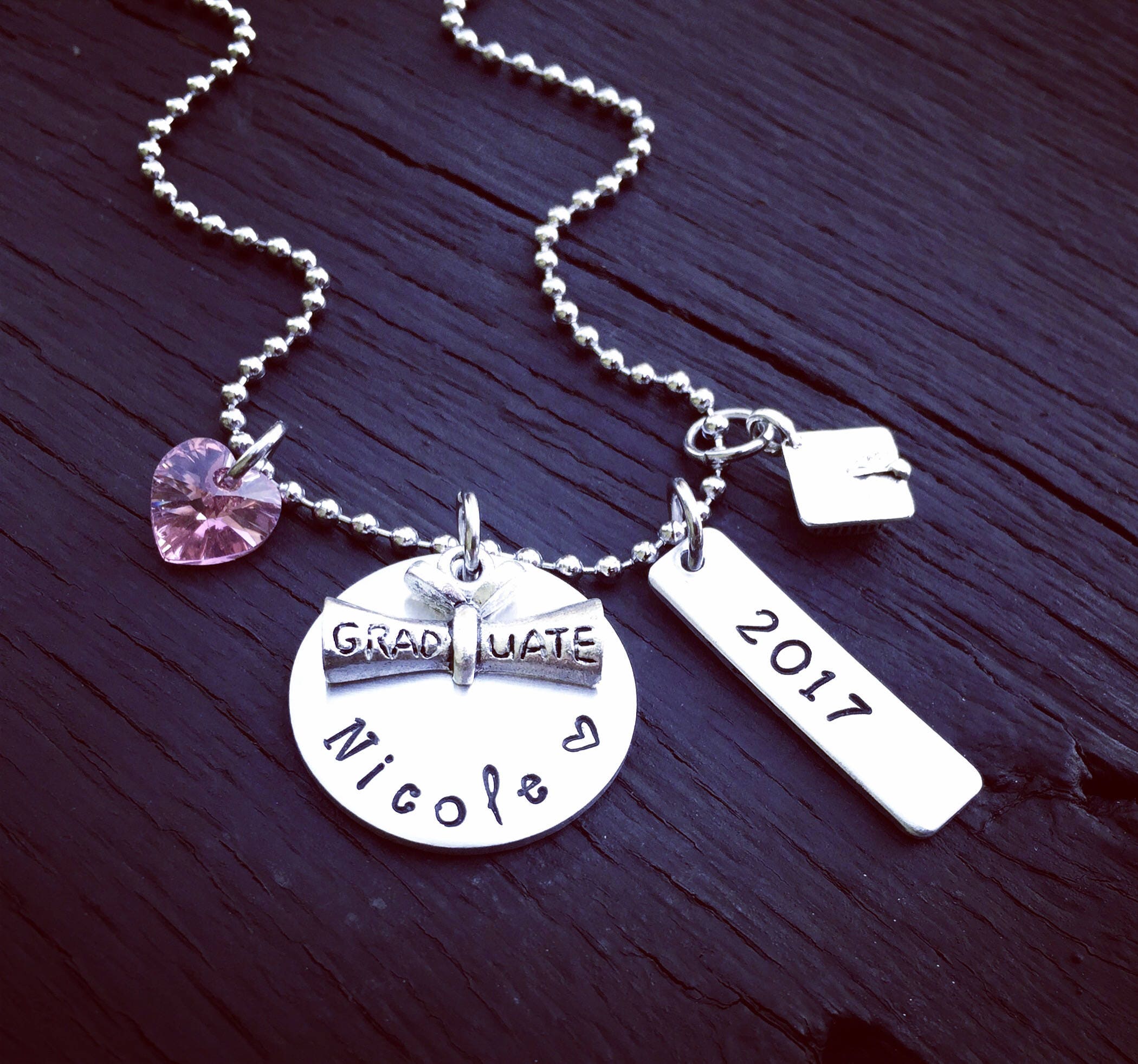 2017 Graduation Necklace Graduation Jewelry Graduation