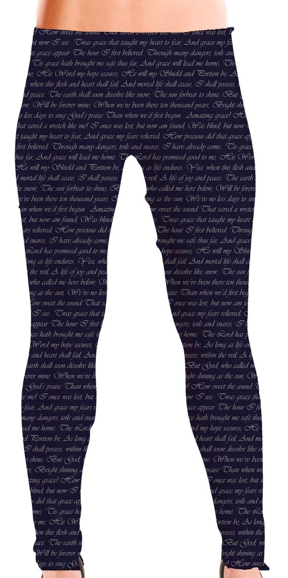 Design your own leggings with text or images _Soft comfortable