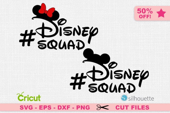 Download Disney Squad SVG Disney Squad Cricut Disneysquad