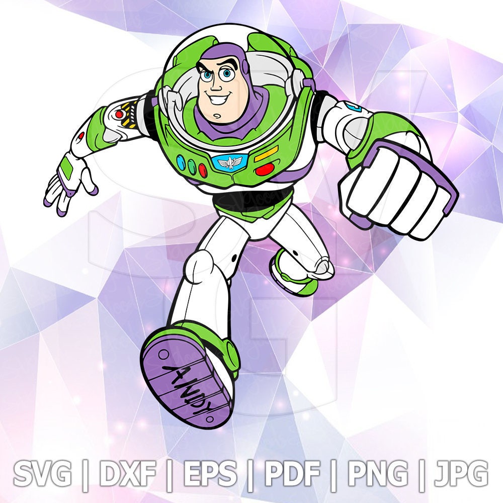 The Toy Story Buzz Lightyear SVG DXF Layered Cut Files Cricut