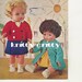 Vintage Knitting Pattern for 16 inch Baby Dolls instant download knitting pattern