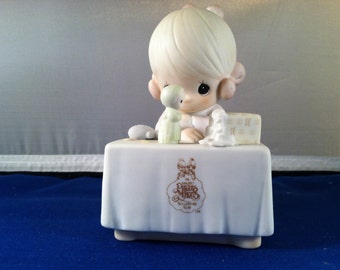 My Happiness Precious Moments 1990 Symbol of Charter Member Figurine