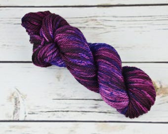 Intergalactic- Nirvana Bulky Hand dyed Yarn - 100% SW Merino - 106 yards 100 grams - Ready to ship