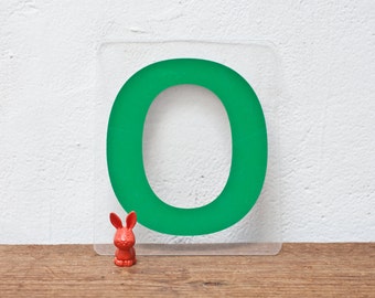 Vintage Marquee Letter O - Green Marquee Plastic Letter O Sign Vintage Sign Gas Station
