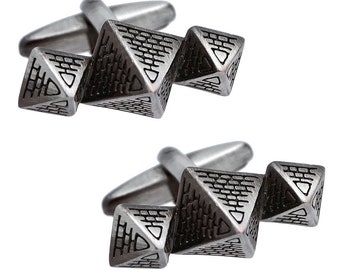 The Great Pyramids of Giza Cufflinks n01615