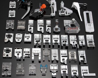 multi-functional sewing machines Sewing Machine Foot Presser Feet Kit Domestic Sewing Machine,42 Pcs With Box Sewing Machine Accessories