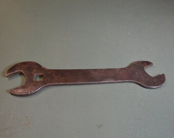 Vintage Wrench, Case Tractor Wrench, Rusted Tools, Combination Wrench, Industrial Tool, #274