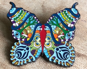 Bassnectar Butterfly hat pin