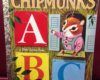 Chipmunk's ABC. A Little Golden Book