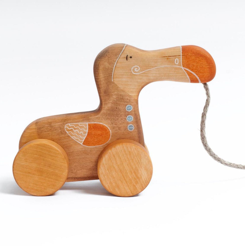 Wooden Toy Wooden Dodo Bird Toy Eco Friendly Kids Toy