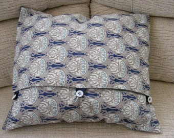 Handmade Art Nouveau Print Cushion