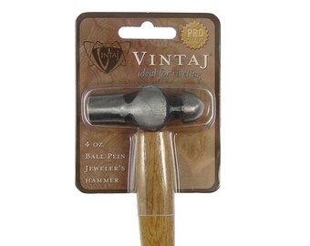 Metal Stamping Hammer Vintaj Ball Pein Hammer 9 oz Jewelry Hammer Professional Tools Metal Stamping Tools