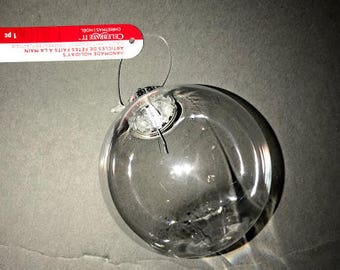FLASH SALE! Plastic and Glass Ball Ornament