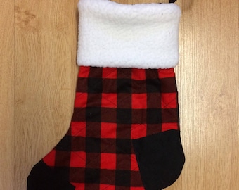 Plaid Christmas Stocking