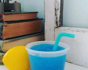 Blue Raspberry Lemonade Slushie Slime