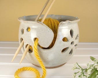 Yarn bowl, Knitting bowl, Yarn bowl Ceramic, Yarn bowl Crohet, Pottery Gift ideas