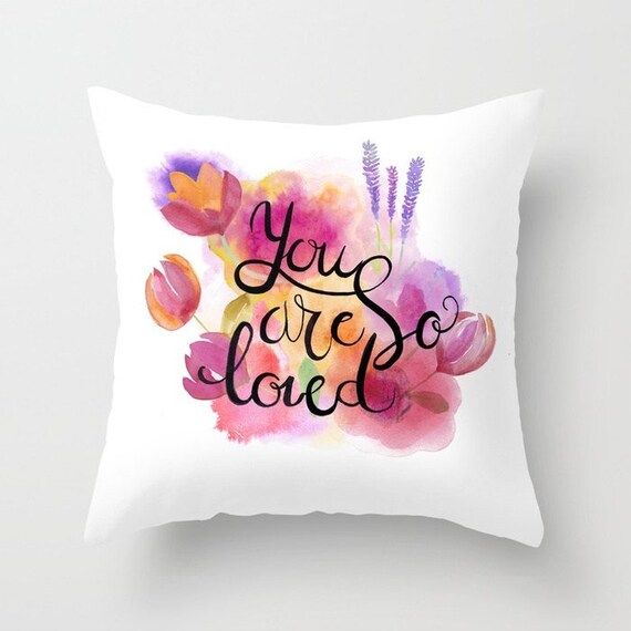 Inspirational Quote Pillow 16x16 18x18 20x20 Motivational