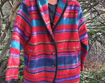 Vintage Woolrich Wool Blanket Jacket
