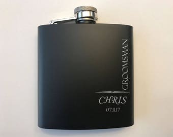 Groomsmen Gift - Groomsmen Flasks - Groomsmen Gifts - Personalized Groomsmen Flasks - Custom Flasks - Flask For Groomsmen - Groomsman Gift