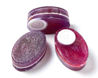 Button Moon- Berry Fragranced Soap