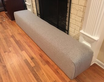 Custom Fireplace Hearth Bench