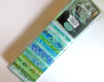 Batavian Jewels Ocean Blue Jelly Roll Q801-12-801