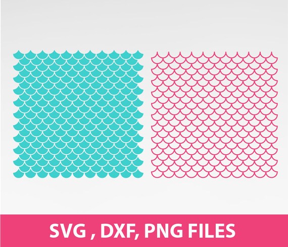 Download Mermaid Scales Pattern SVG Mermaid Pattern Svg DXF PNG 0064