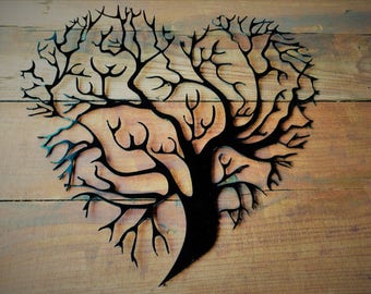 wall tree family life metal decor north south compass east west wedding signs guest