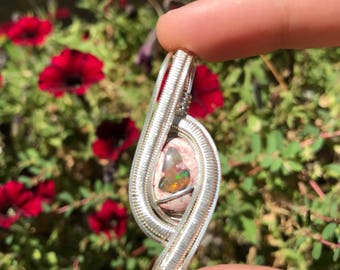 Mexican Fire Opal Pendant