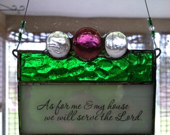 Stained Glass Suncatcher Window Hanger