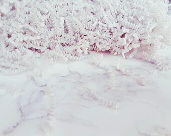 White Crinkle Paper