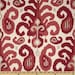 Fabric by the Yard Red Fabric Berry Ikat Fabric Suburban Home Rasul Berry
