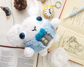 White Rabbit Alice in Wonderland Plush