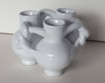 Beautiful White Vase Metropolitan Museum of Art Vintage