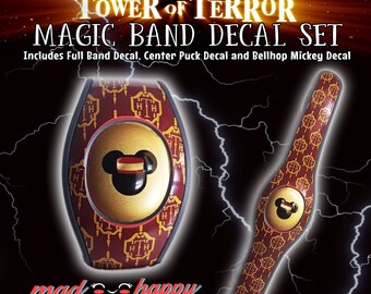 Tower of Terror 2.0 Magic Band Skin Decal Set