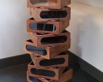 Eight 1950's Vintage Storage Drawers