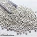 Heavy Metal Round Seed Bead, size 11/0, approximately 50 grams, Silver
