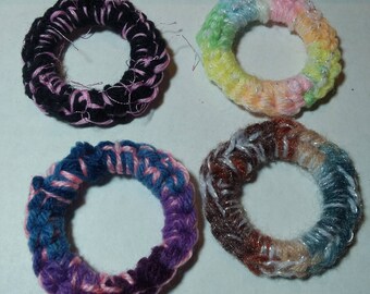 Recycle Upcycle Plastic Milk Ring Cat Toy
