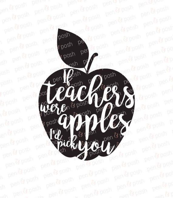 Download Teacher SVG Teacher Appreciation SVG Apple SVG School