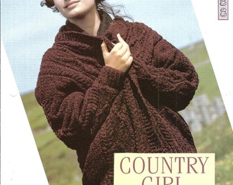 Knitting pattern - Woman's "Country Girl" jacket - Instant download