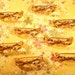 6 Vintage Goldplated 27mm Bow Pins with Hole