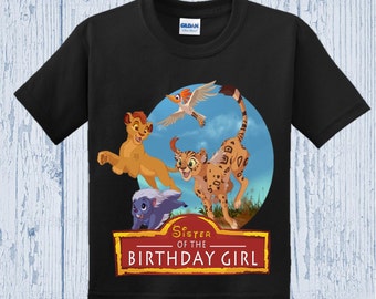 Lion Guard Birthday Shirt Girl's Lion Guard Birthday