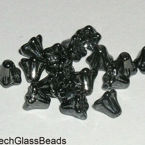 12pcs PRESSED BEADS FLOWERS 6x5mm 23980/14400