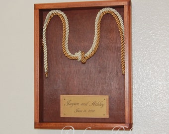 Fisherman's knot display, Fisherman's knot Wedding Ceremony, Knot wedding ceremony, two cords, Wedding 3/8" cords, Beach wedding