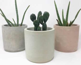 Concrete Planter / Vessel- Large, Medium & Small