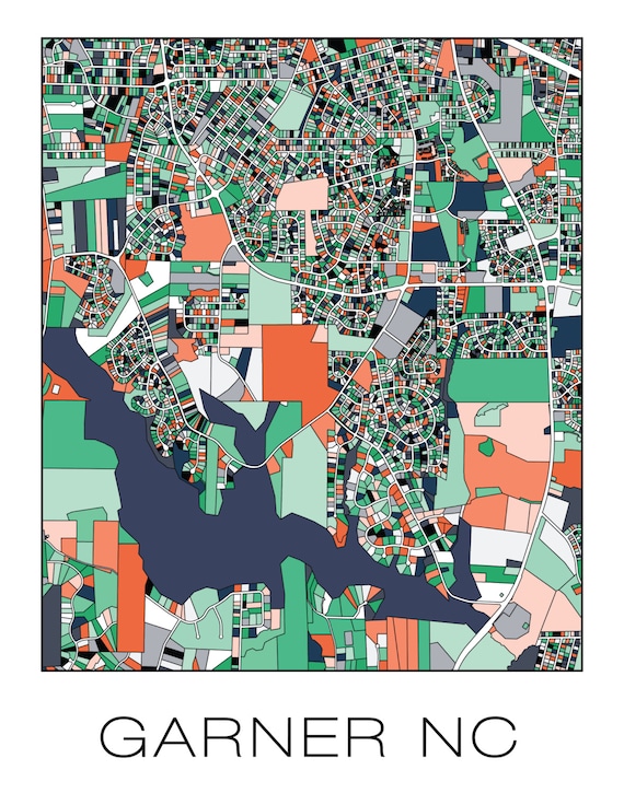 Garner NC City Map