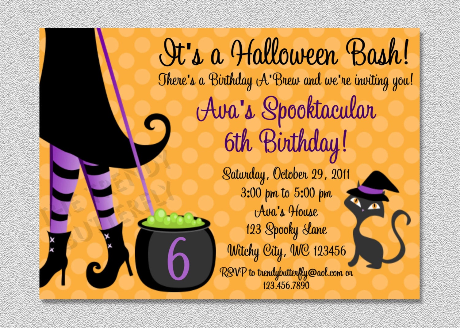 Costume Birthday Party Invitations 9