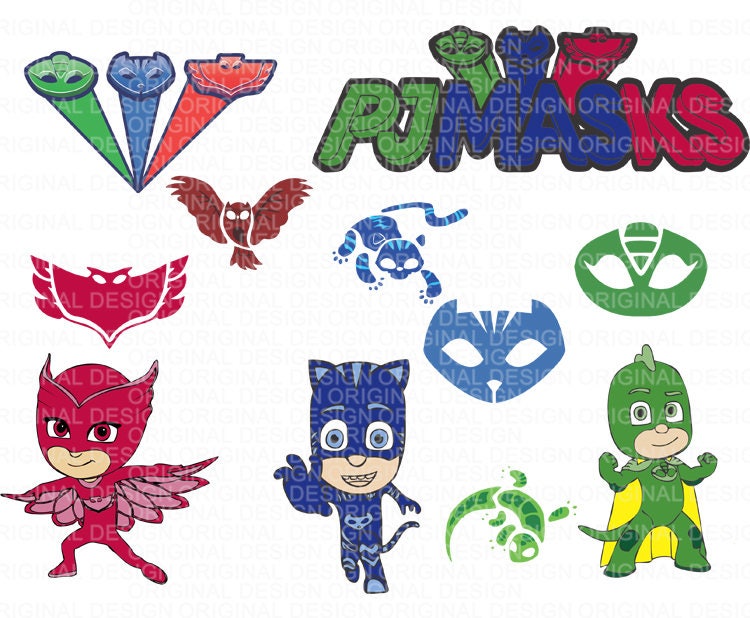 Download PJ Masks svg file/PJ Masks svgdxfpngepsai/PJ Masks
