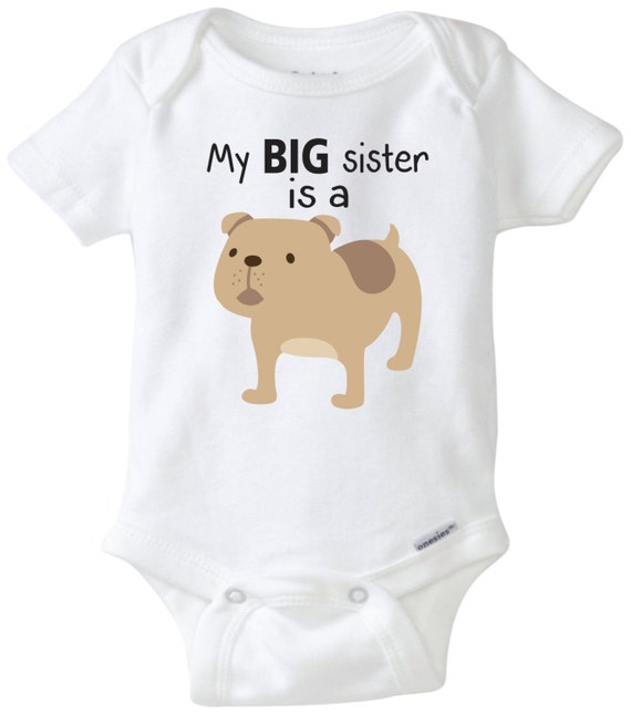 Onesie For Baby My Big Brother Is A Dog Onesie For Baby My Big Brother Is A Dog