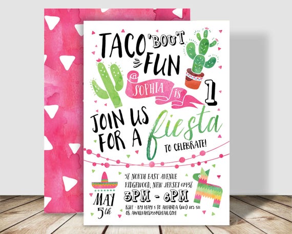 Taco Party Invitation Wording 9